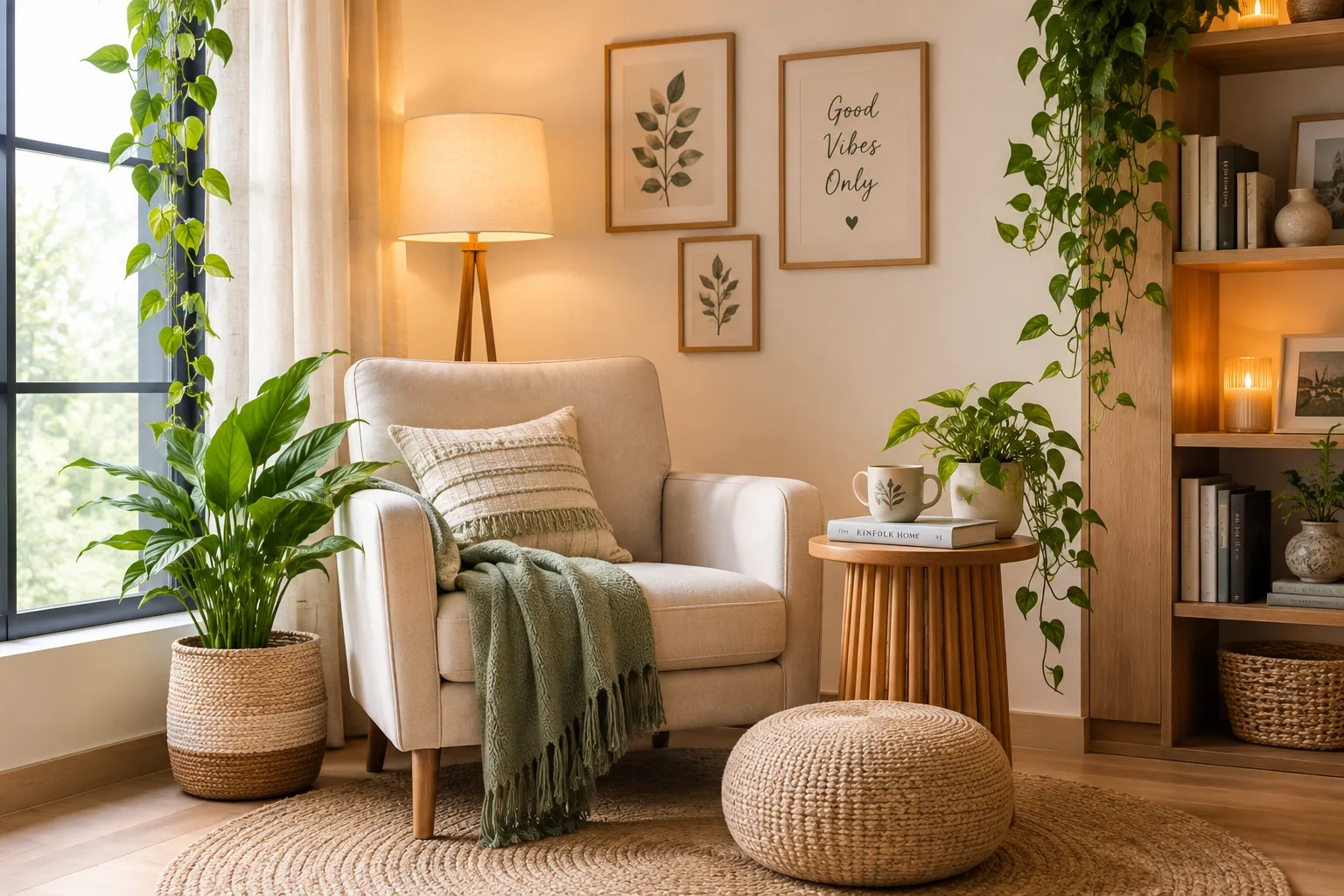 A Warm Autumn Reading Nook: A Cosy Corner for Slow October Evenings