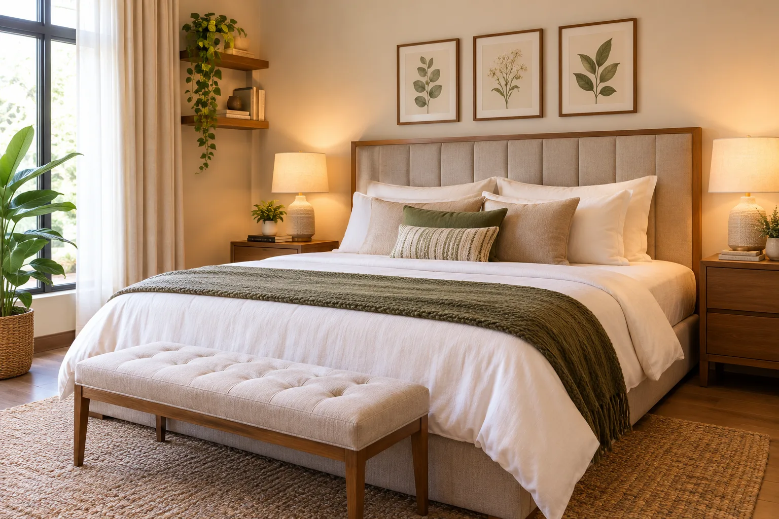 A Warm Autumn Guest Bedroom: A Cosy, Guest-Ready Room for October Visitors